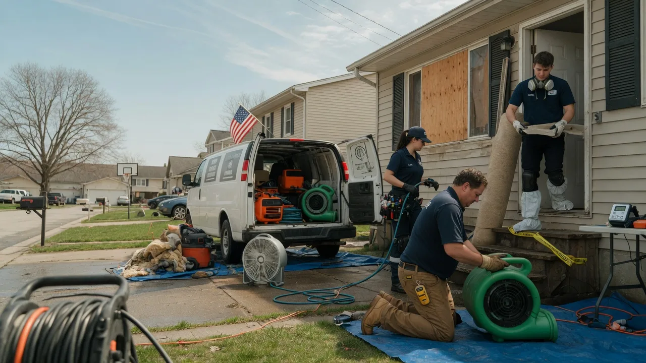 Water Damage Restoration in Tina, MO near me